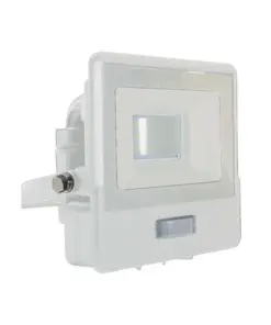LED Προβολέας με Ανιχνευτή Κίνησης 10W V-TAC PRO Samsung Chip 100° 735lm Λευκός IP65 Θερμό 3000K – 20268