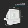 LED Προβολέας με Ανιχνευτή Κίνησης 10W V-TAC PRO Samsung Chip 100° 735lm Λευκός IP65 Θερμό 3000K – 20268