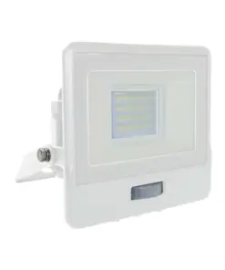 LED Προβολέας με Ανιχνευτή Κίνησης 20W V-TAC PRO Samsung Chip 100° 1510lm Λευκός IP65 Θερμό 3000K – 20271