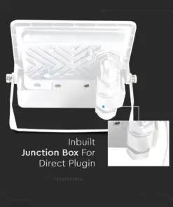 LED Προβολέας με Ανιχνευτή Κίνησης 20W V-TAC PRO Samsung Chip 100° 1510lm Λευκός IP65 Θερμό 3000K – 20271