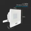 LED Προβολέας με Ανιχνευτή Κίνησης 30W V-TAC PRO Samsung Chip 100° 2340lm Λευκός IP65 Θερμό 3000K – 20274