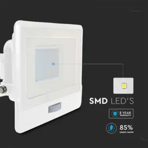 LED Προβολέας με Ανιχνευτή Κίνησης 30W V-TAC PRO Samsung Chip 100° 2340lm Λευκός IP65 Θερμό 3000K – 20274