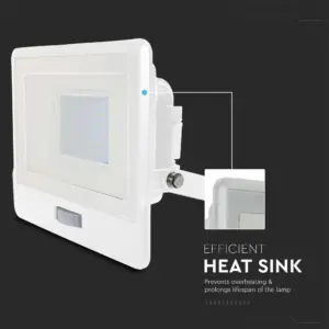 LED Προβολέας με Ανιχνευτή Κίνησης 30W V-TAC PRO Samsung Chip 100° 2340lm Λευκός IP65 Θερμό 3000K – 20274