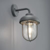 Φωτιστικό Τοίχου Trio Lighting   E27 Ανθρακί Αλουμίνιο   IP44 202760142