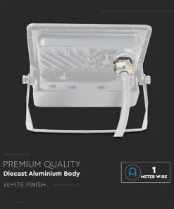 LED Προβολέας με Ανιχνευτή Κίνησης 10W V-TAC PRO Samsung Chip 100° 735lm Λευκός IP65 Φυσικό 4000K – 20293