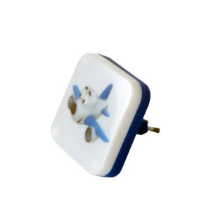 GloboStar® KIDDO 202-0003 Παιδικό Φωτιστικό Νυκτός LED 1W 95lm 360° AC220-240V IP20 Ψυχρό Λευκό 6000K – Μ5.5 x Π5.5 x Υ8cm – 2 Χρόνια Εγγύηση