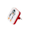 GloboStar® KIDDO 202-0004 Παιδικό Φωτιστικό Νυκτός LED 1W 95lm 360° AC220-240V IP20 Ψυχρό Λευκό 6000K – Μ5.5 x Π5.5 x Υ8cm – 2 Χρόνια Εγγύηση