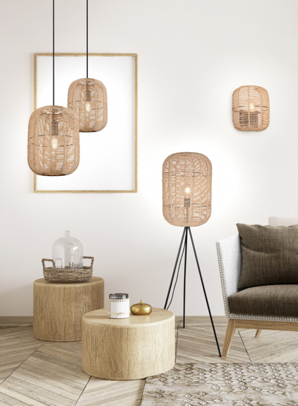 Φωτιστικό Τοίχου Trio Lighting RUNA  1x E27 Μαύρο Ματ Μεταλλικό   – 203000132