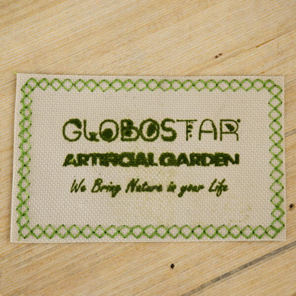 GloboStar® Artificial Garden FOLEGANDROS 20302 Διακοσμητικό Πλεκτό Καλάθι – Κασπώ Γλάστρα – Flower Pot Μπεζ με Καφέ Φ32cm x Υ59cm