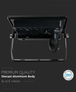 LED Προβολέας 20W V-TAC PRO Samsung Chip Μαύρος 100° 1510lm Αδιάβροχος IP65 Θερμό 3000K – 20307