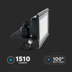 LED Προβολέας 50W V-TAC PRO Samsung Chip Μαύρος 100° 4000lm Αδιάβροχος IP65 Θερμό 3000K – 20313