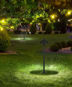 LED Φωτιστικό Καρφί Κήπου Μαύρο 7W V-TAC PRO Samsung Chip IP65 Θερμό 3000K – 20316