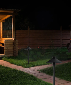 LED Φωτιστικό Καρφί Κήπου Μαύρο 7W V-TAC PRO Samsung Chip IP65 Θερμό 3000K – 20316