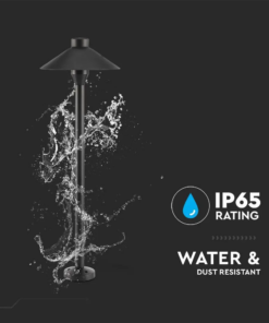 LED Φωτιστικό Καρφί Κήπου Μαύρο 7W V-TAC PRO Samsung Chip IP65 Θερμό 3000K – 20316