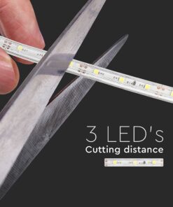 LED Ταινία 5W V-TAC Dimmable 420lm/m Αδιάβροχη IP65 Μπλε 5 Μέτρα – 212035