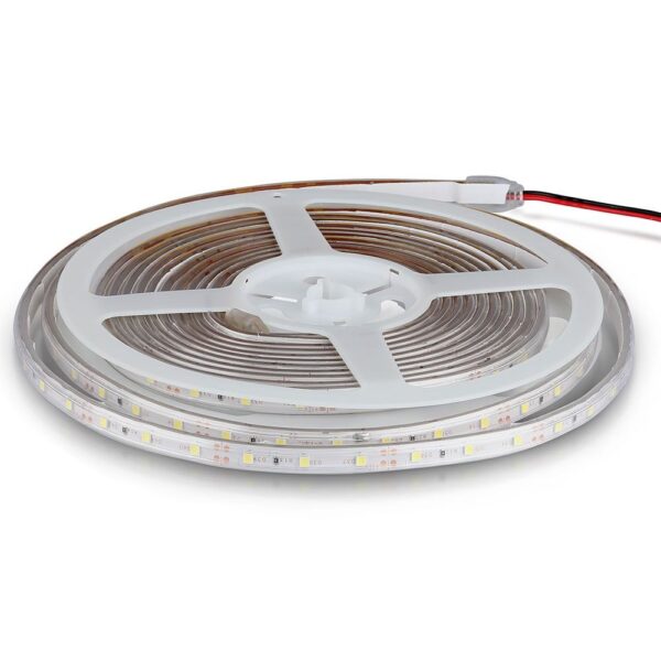 LED Ταινία 4.2W V-TAC Dimmable 420lm/m Αδιάβροχη IP65 Θερμό   3000K 5 Μέτρα - 212032