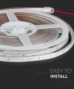 LED Ταινία 5W V-TAC Dimmable 420lm/m Αδιάβροχη IP65 Μπλε 5 Μέτρα – 212035