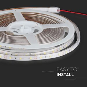 LED Ταινία 5W V-TAC Dimmable 420lm/m Αδιάβροχη IP65 Μπλε 5 Μέτρα – 212035