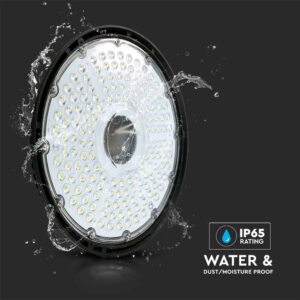 LED Καμπάνα Μαύρη 150W V-TAC PRO Samsung Chip 90° 17300lm IP65 Φυσικό 4000K – 20321
