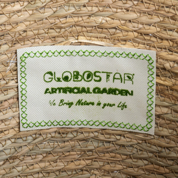 GloboStar® Artificial Garden ZAKYNTHOS 20336 ΣΕΤ 3 Διακοσμητικά Πλεκτά Καλάθια – Κασπώ Γλάστρες – Flower Pots Μπεζ με Μακραμέ A:Φ24cm x Υ20cm B:Φ28cm x Υ24cm C:Φ32cm x Υ28cm