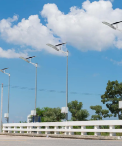 LED Ηλιακό Φωτιστικό Δρόμου 50W V-TAC PRO Samsung Chip 120° 3000lm Γκρι IP65 Ψυχρό 6400K για Ιστό & Τοίχο με Τηλεχειριστήριο – 20341