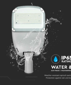 LED Ηλιακό Φωτιστικό Δρόμου 50W V-TAC PRO Samsung Chip 120° 3000lm Γκρι IP65 Ψυχρό 6400K για Ιστό & Τοίχο με Τηλεχειριστήριο – 20341