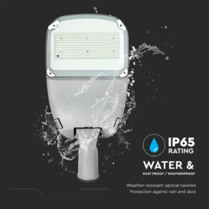 LED Ηλιακό Φωτιστικό Δρόμου 50W V-TAC PRO Samsung Chip 120° 3000lm Γκρι IP65 Ψυχρό 6400K για Ιστό & Τοίχο με Τηλεχειριστήριο – 20341