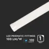 LED Πρισματικό Γραμμικό Φωτιστικό 30cm 10W V-TAC PRO Samsung Chip 1000lm 120° Θερμό 3000K – 20344