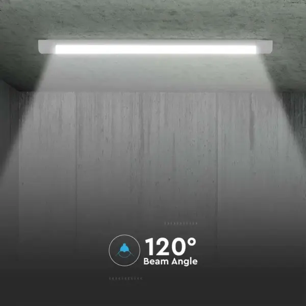 LED Πρισματικό Γραμμικό Φωτιστικό 30cm 10W V-TAC PRO Samsung Chip 1000lm 120° Θερμό 3000K – 20344