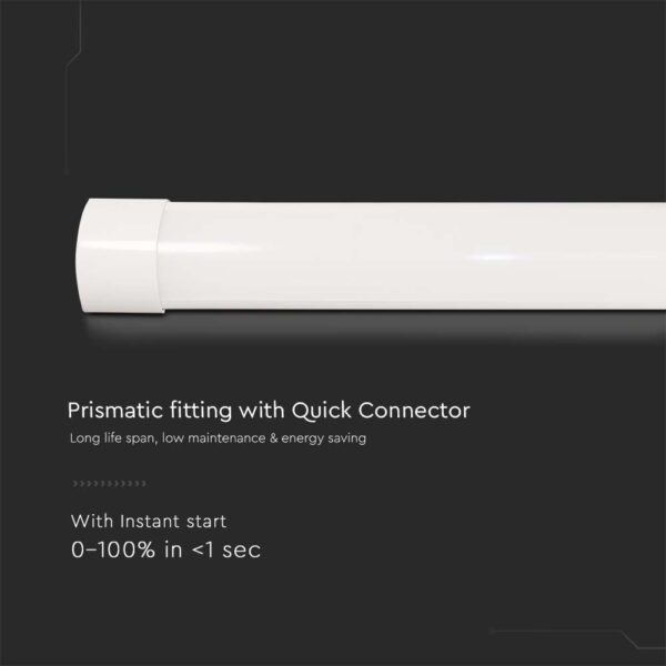 10W LED Samsung chip Πρισματικό Γραμμικό Φωτιστικό 30cm V-TAC 1000lm 120° Ψυχρό 6500K – 20346