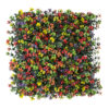 GloboStar® Artificial Garden FICUS GINSENG 20348 Τεχνητό Διακοσμητικό Πάνελ Φυλλωσιάς – Κάθετος Κήπος σύνθεση Πολύχρωμος Φίκος Τζίνσενγκ Μ50 x Π50 x Υ9cm