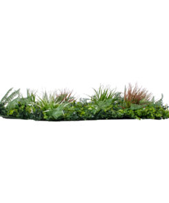GloboStar® Artificial Garden JUNGLE FERN 20351 Τεχνητό Διακοσμητικό Πάνελ Φυλλωσιάς – Κάθετος Κήπος σύνθεση Ζούγκλα Φτέρης Μ100 x Π100 x Υ20cm