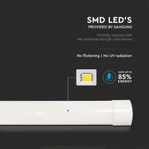 LED Πρισματικό Γραμμικό Φωτιστικό 150cm 50W V-TAC PRO Samsung Chip 6000lm 120° Φυσικό 4000K – 20354