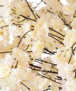 GloboStar® Artificial Garden SALMON CHERRY BLOSSOM TREE 20358 Τεχνητό Διακοσμητικό Δέντρο Σομόν Άνθος Κερασιάς Υ140cm