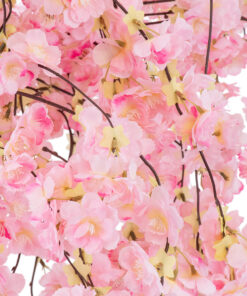 GloboStar® Artificial Garden PINK CHERRY BLOSSOM TREE 20359 Τεχνητό Διακοσμητικό Δέντρο Ροζ Άνθος Κερασιάς Υ140cm