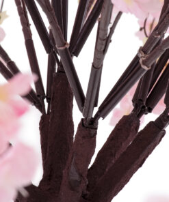 GloboStar® Artificial Garden PINK CHERRY BLOSSOM TREE 20359 Τεχνητό Διακοσμητικό Δέντρο Ροζ Άνθος Κερασιάς Υ140cm