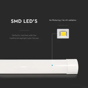 LED Πρισματικό Γραμμικό Φωτιστικό 120cm 30W V-TAC PRO  4650lm 120° Ψυχρό 6400K – 20364