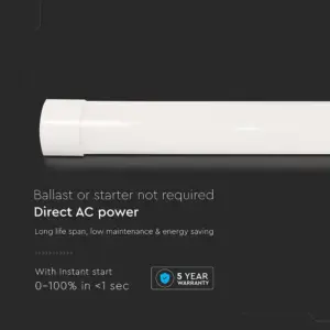 LED Πρισματικό Γραμμικό Φωτιστικό 120cm 30W V-TAC PRO  4650lm 120° Ψυχρό 6400K – 20364