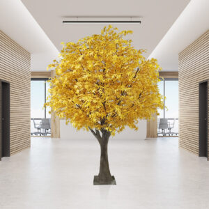 GloboStar® Artificial Garden WINTER MAPLE TREE 20364 Τεχνητό Διακοσμητικό Δέντρο Χειμωνιάτικος Σφένδαμος Υ350cm