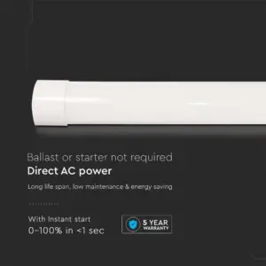 LED Πρισματικό Γραμμικό Φωτιστικό 150cm 38W V-TAC PRO  5900lm 120° Θερμό 3000K – 20365