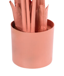 GloboStar® Artificial Garden SALMON STRELITZIA 20366 Τεχνητό Διακοσμητικό Φυτό Σομόν Στερλίτσια Υ120cm