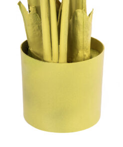 GloboStar® Artificial Garden YELLOW STRELITZIA 20367 Τεχνητό Διακοσμητικό Φυτό Κίτρινη Στερλίτσια Υ120cm