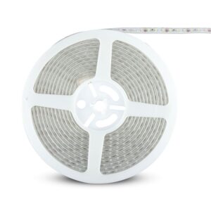 LED Ταινία 7.2W V-TAC Dimmable 600lm/m Αδιάβροχη IP65 Ψυχρό Λευκό 6400K 5 Μέτρα – 212037