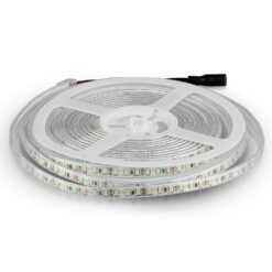 LED Ταινία 7.2W V-TAC Dimmable 600lm/m Αδιάβροχη IP65 Φυσικό Λευκό 4000K 5 Μέτρα – 212044