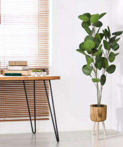 GloboStar® Artificial Garden POLYSCIAS BALFOURIANA TREE 20374 Τεχνητό Διακοσμητικό Φυτό Πολυσκιά Υ110cm