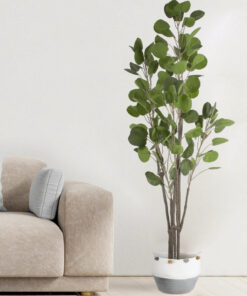 GloboStar® Artificial Garden POLYSCIAS BALFOURIANA TREE 20375 Τεχνητό Διακοσμητικό Φυτό Πολυσκιά Υ180cm