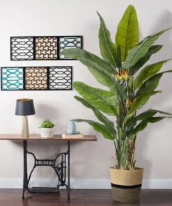 GloboStar® Artificial Garden BANANA STRELITZIA REGINAE 20381 Τεχνητό Διακοσμητικό Φυτό Μπανανιά – Στρελίτσια – Πουλί του Παραδείσου Υ230cm