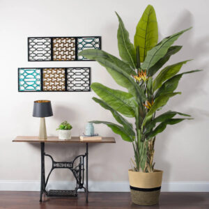 GloboStar® Artificial Garden BANANA STRELITZIA REGINAE 20381 Τεχνητό Διακοσμητικό Φυτό Μπανανιά – Στρελίτσια – Πουλί του Παραδείσου Υ230cm