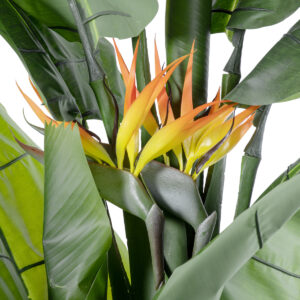 GloboStar® Artificial Garden BANANA STRELITZIA REGINAE 20381 Τεχνητό Διακοσμητικό Φυτό Μπανανιά – Στρελίτσια – Πουλί του Παραδείσου Υ230cm
