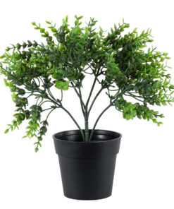 GloboStar® Artificial Garden EUCALYPTUS 20392 Τεχνητό Διακοσμητικό Φυτό Ευκάλυπτος Υ30cm